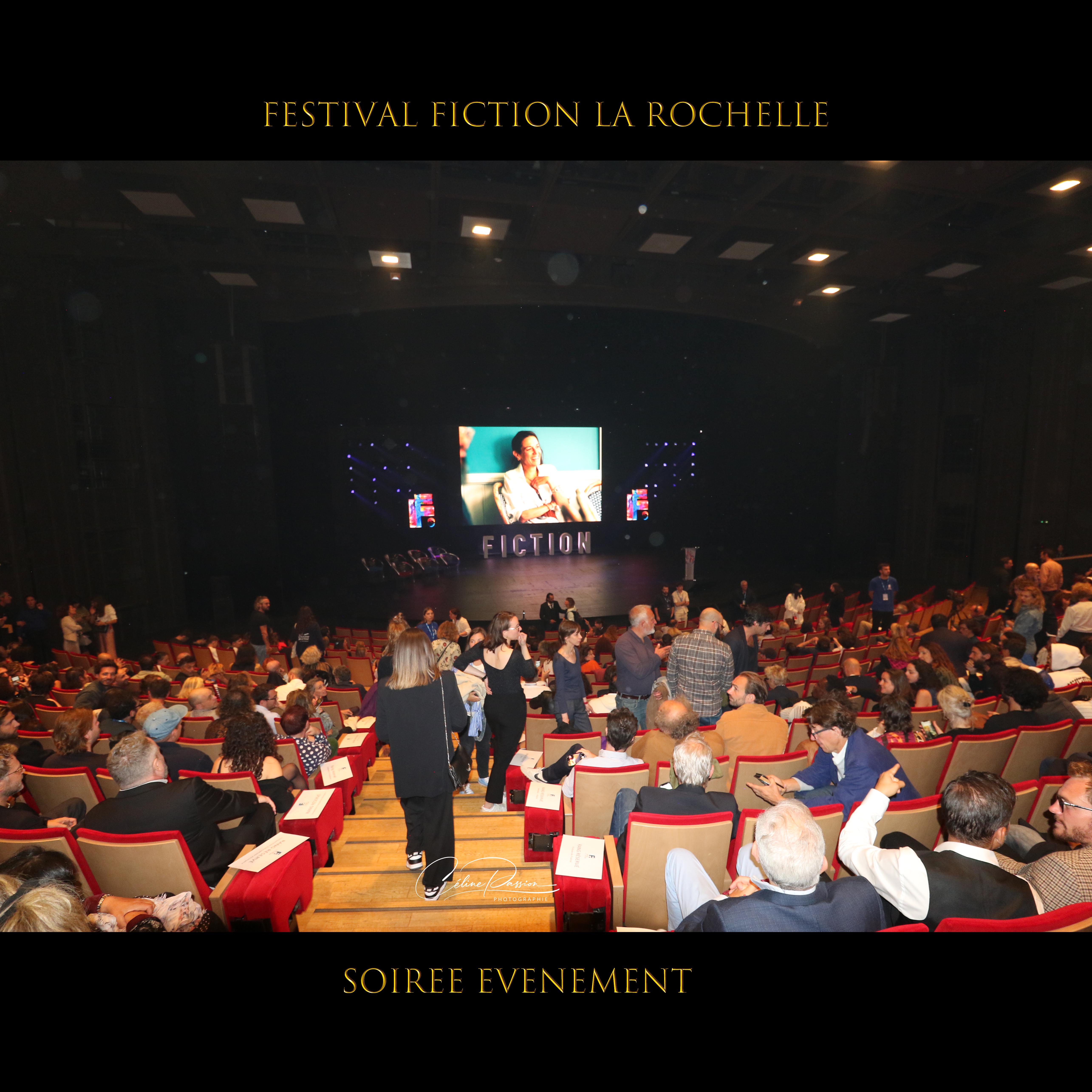 La grande salle du Festival de la fiction à la coursive affiche complet tous les jours
