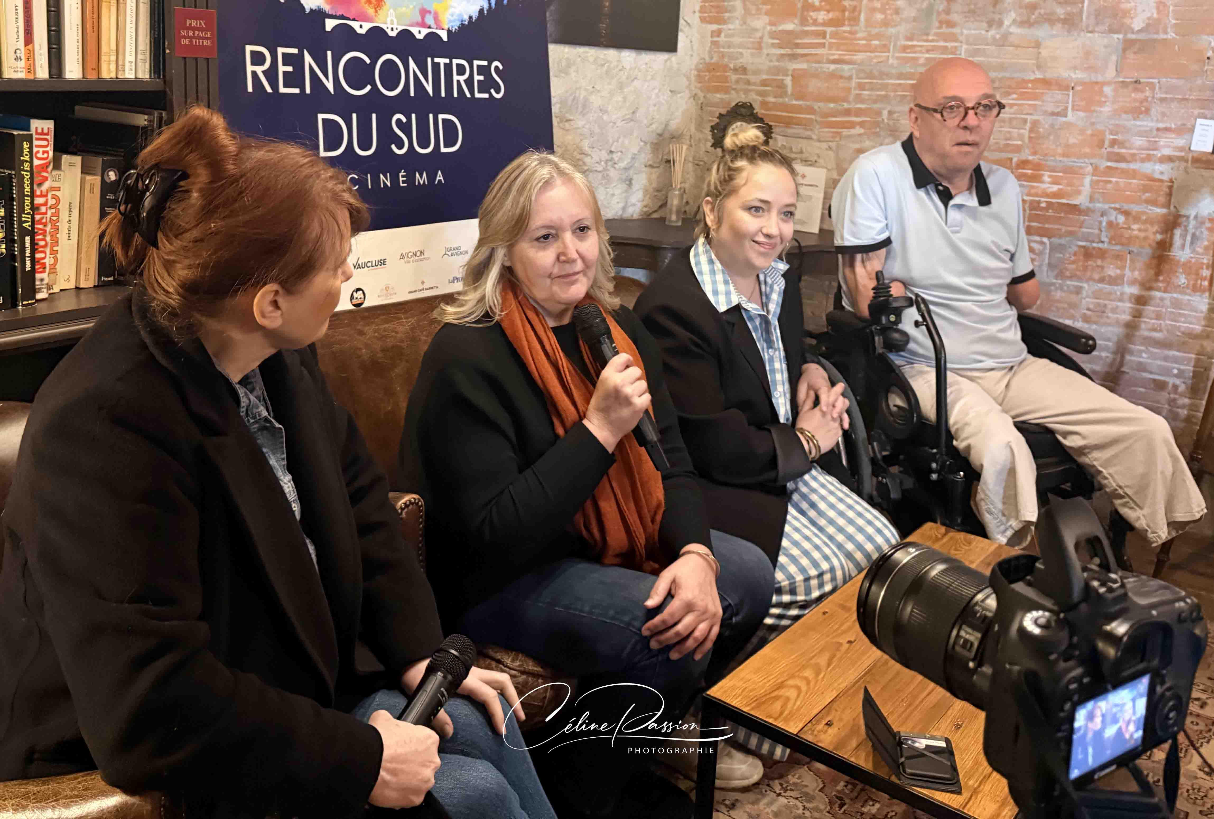 Marie-castille Mention-Schaar (réalisatrice) , Suzana Sabino, Lily-Fleur Pointeaux et Philippe Croizon
