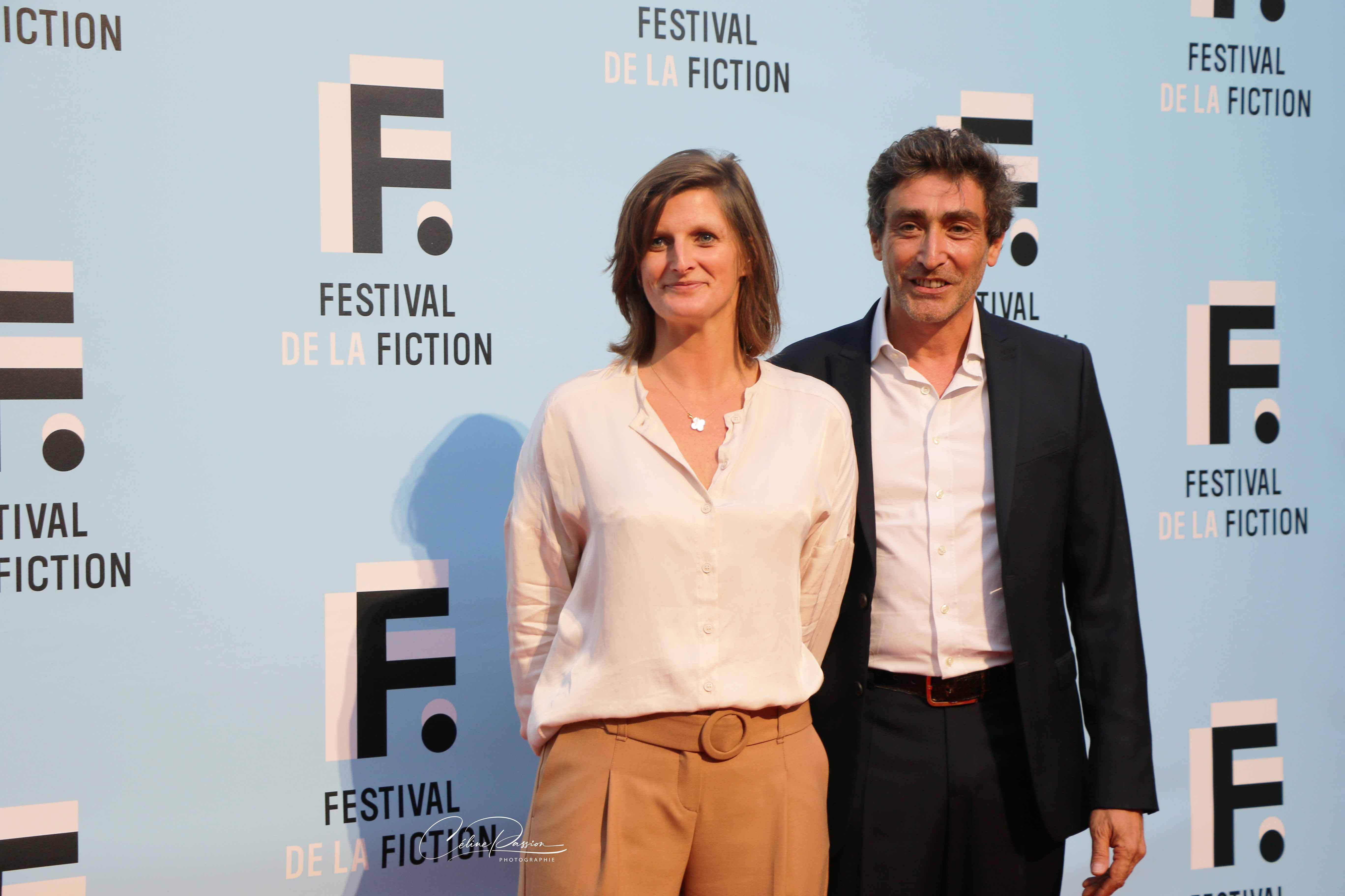 Pauline Hertault (directrice generale du festival) Stephane Strano (président du festival)